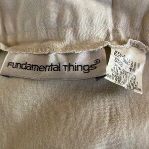 fundamental Things Tan Wrap Skirt